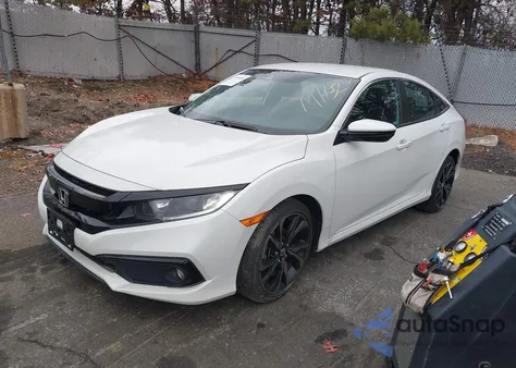 2021 Honda Civic Sport из США, поврежденный, VIN 2HGFC2F8XMH529646